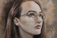\"I Myself Will See Him\" Job 19:25-27 - 9x12 Soft Pastel