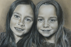 \"Sisters\" 11x14 Charcoal