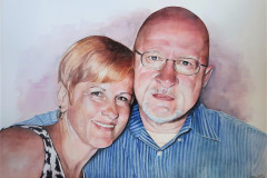 \"One\" 18x24 Watercolor