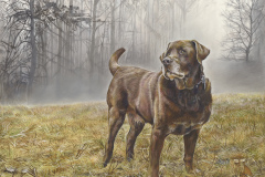 \"The Hunter\" 12x15.5 Soft Pastel